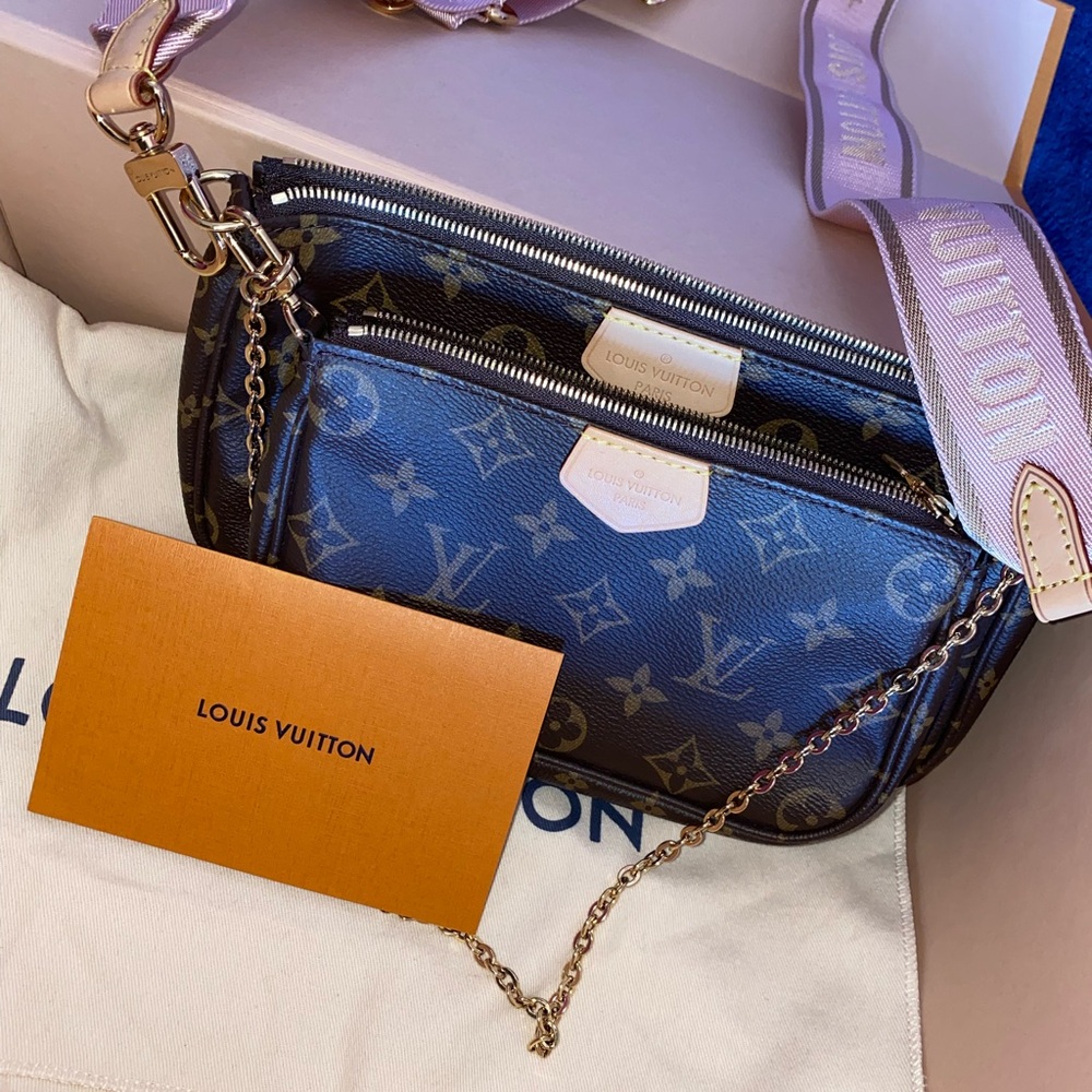 Louis Vuitton Elegant Brown Monogram Crossbody Bag